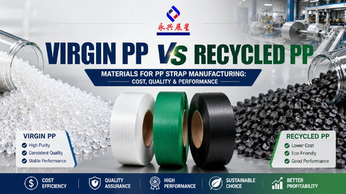 Virgin PP vs Recycled PP for PP Strap Manufacturing | Yongxing Zhanxing