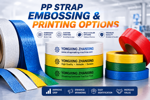 PP Strap Embossing & Printing Options | Yongxing Zhanxing