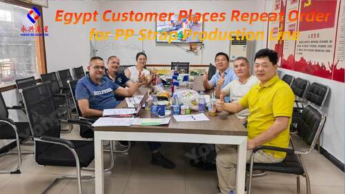Latest company blogs about Egypt Customer Places Repeat Order for PP Strap Production Line