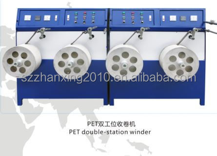 Good price Automatic PET Packing Strapping Band Winding Machine Double Station Strap Winder online