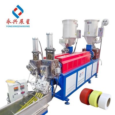 Good price 9mm Twin Screw PP Packing Strap Making Machine Polyester Pulling Tape online