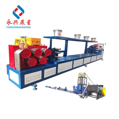 Good price Single Screw Plastic Recycling Machinery 9mm PET Strap Extrusion Line online