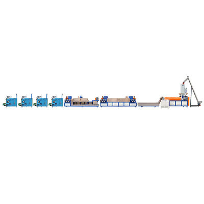 Good price Double Screw Automatic PP Strap Making Machine Plastic Making Machine with 2 Lines Semi Auto Pp Strapping Machine online