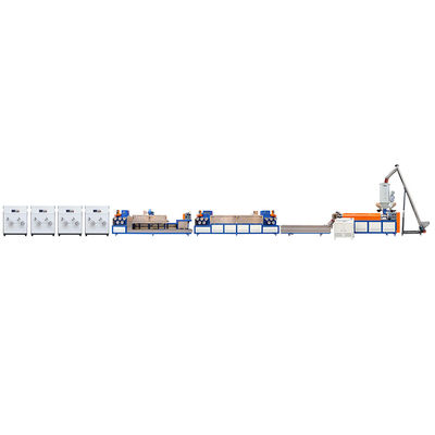Good price 0.4-1.2mm PP Packing Strap Making Machine Double Screw Extrusion Production Line online