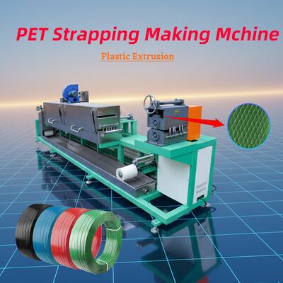 Good price PET Strap Making Machine Featuring Extrusion  Cooling Traction Stretching Embossing Setting and Secondary Cooling online