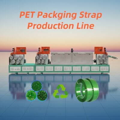 Good price PET Strap Making Machine Featuring Complete Production Line from Pre drying to Winding with Traction Stretching and Embossing Steps online