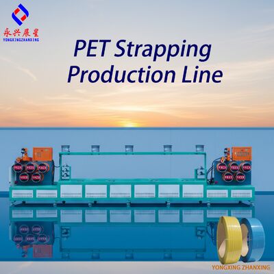 Good price High Productivity PET Strapping Band Extruder Machinery with 800 KG/H Capacity and Single-Screw Design for Automation online