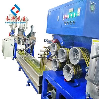 Double Screw PP Packing Strap Making Machine , 9mm PP Strap Extrusion Machine