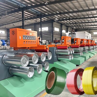 Fully Automatic High-accuracy Single-screw PET Strap Production Line for PET Strapping Band Manufacturing