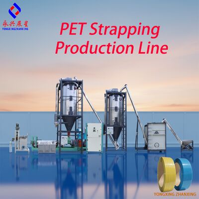 Fully Automatic High-accuracy Single-screw PET Strap Production Line for PET Strapping Band Manufacturing