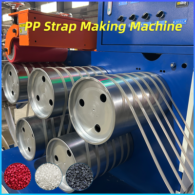 350kg/h Automatic PP Strap Making Machine Single Screw PP Strap Production Line Manufacturer