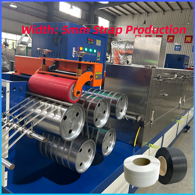 Single Screw 250-300kg/h Pp Auto Strapping Plastic Making Machine Pet Packing Strap Production Line